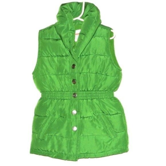 Gymboree Merry & Bright Quilted Puffer Vest 5 6 - Picture 1 of 4
